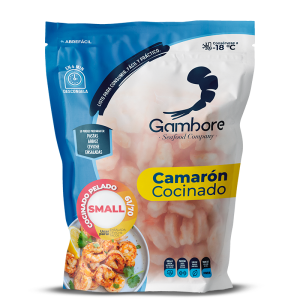 Camarón Cocinado Pequeño Pelado y Devenado Sin Cola, 12 Oz